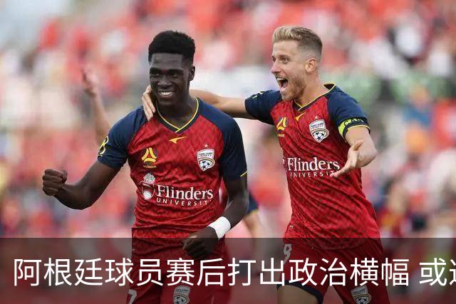 阿根廷球员赛后打出政治横幅 或遭国际足联处罚(图)